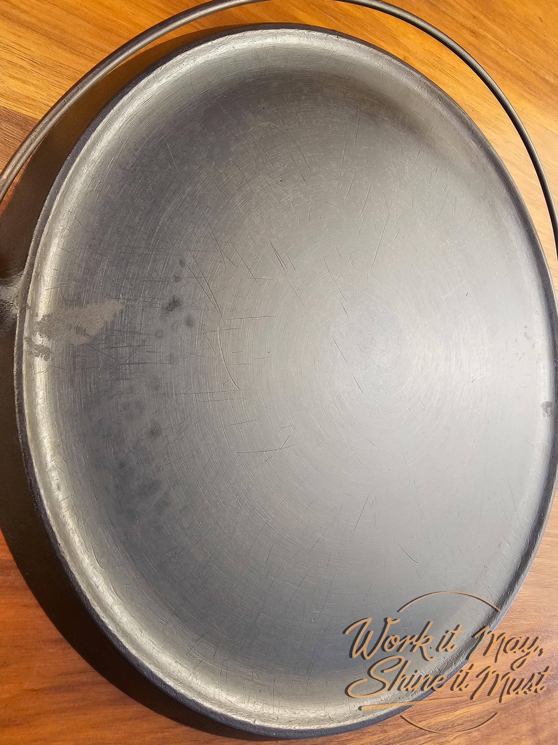 Griswold #12 Vintage Restored Cast Iron Griddle - Slant Logo 741