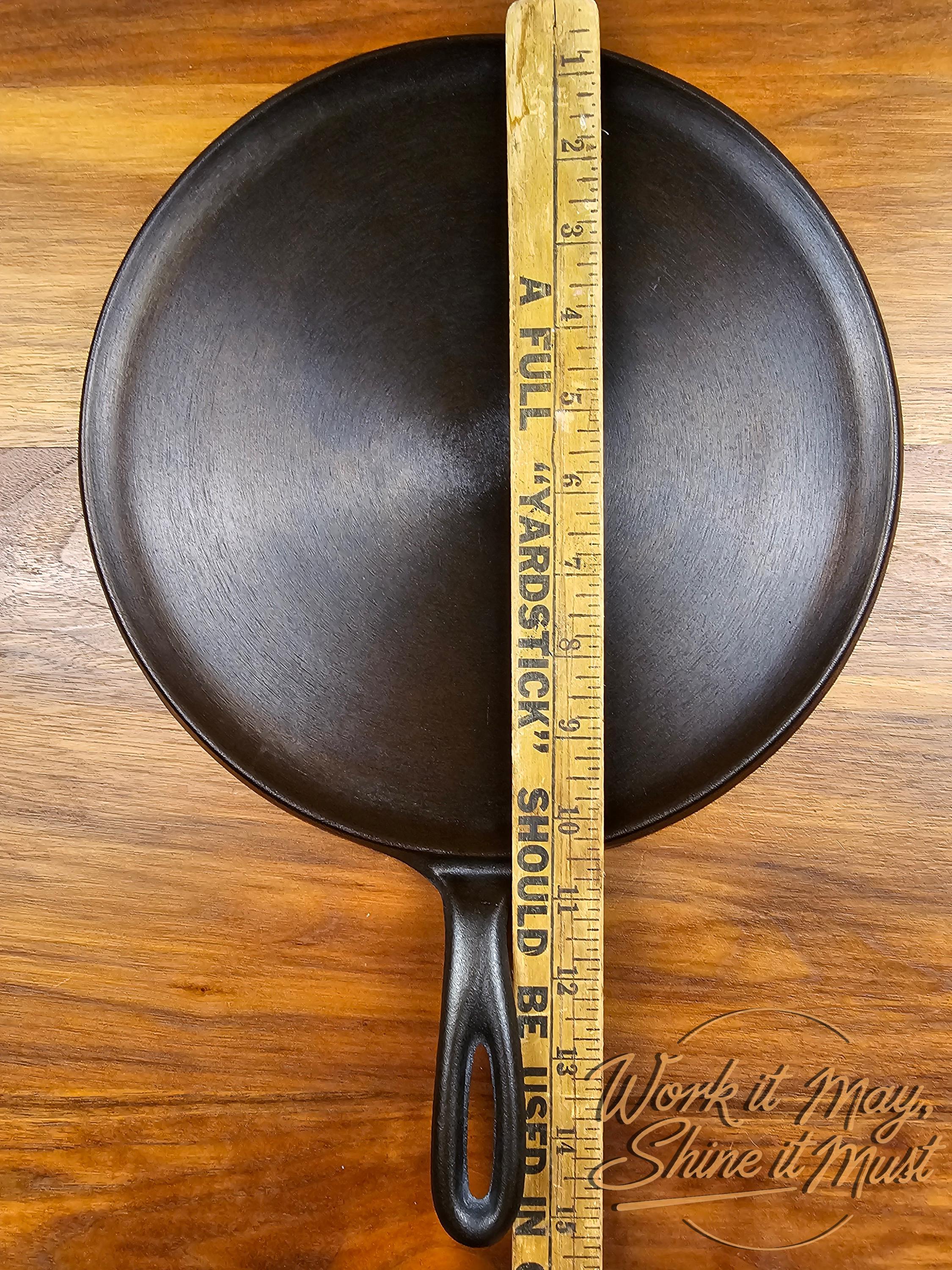 Lodge #9 Vintage Restored Cast Iron Griddle "MBO"