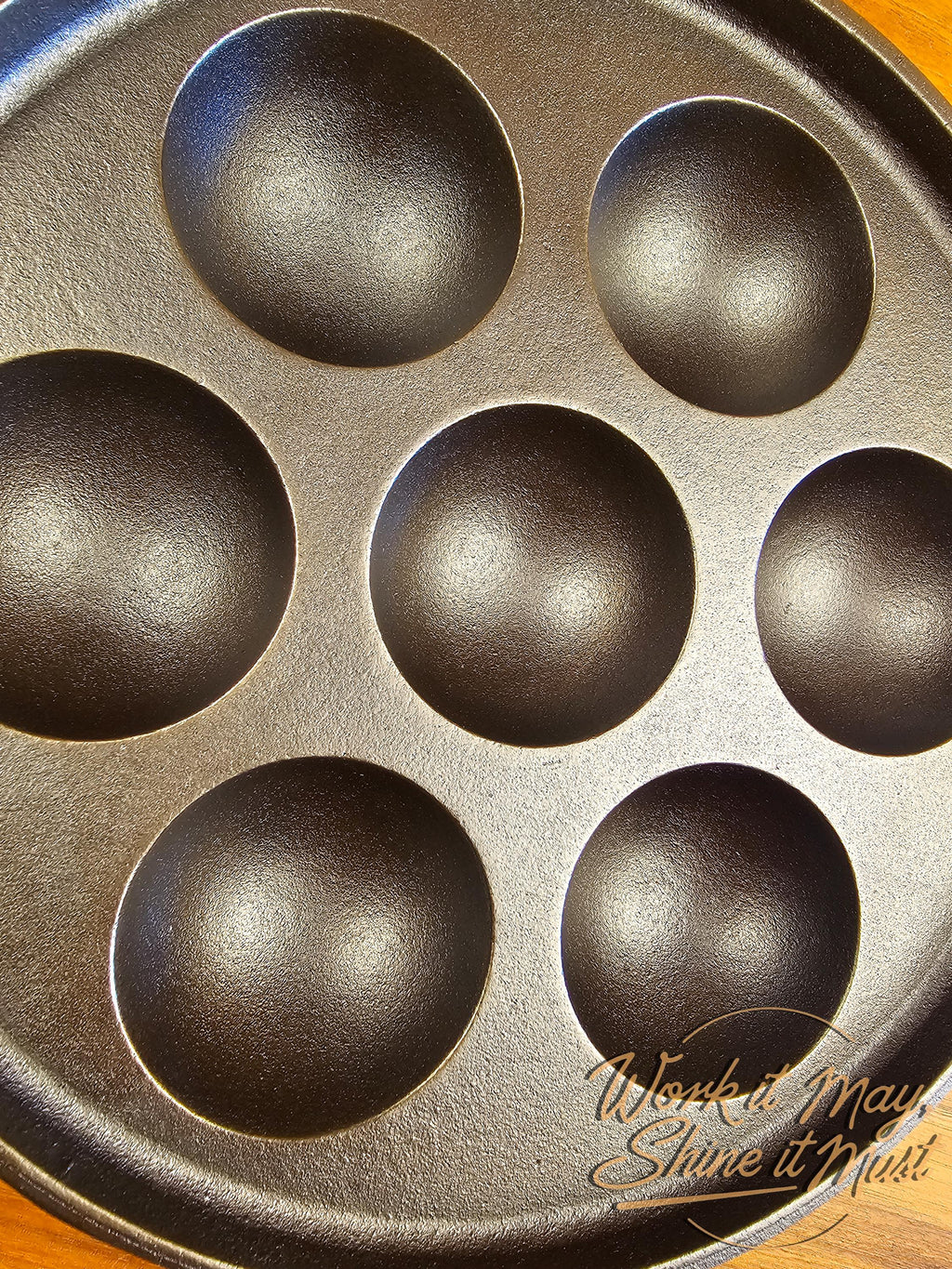 Griswold #32 Vintage Restored Cast Iron Aebleskiver - 962