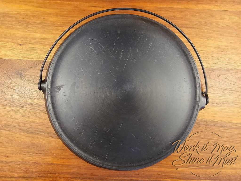 Griswold #12 Vintage Restored Cast Iron Griddle - Slant Logo 741