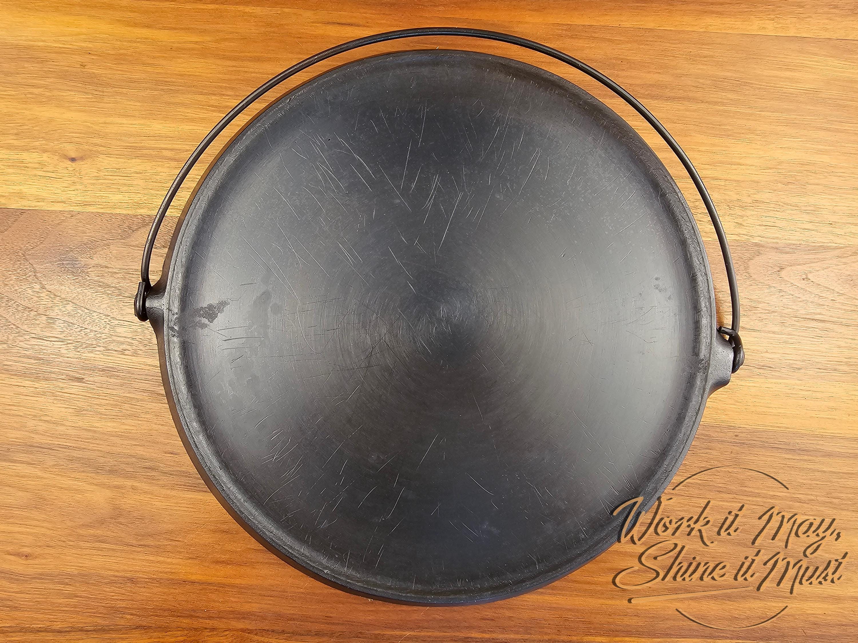Griswold #12 Vintage Restored Cast Iron Griddle - Slant Logo 741