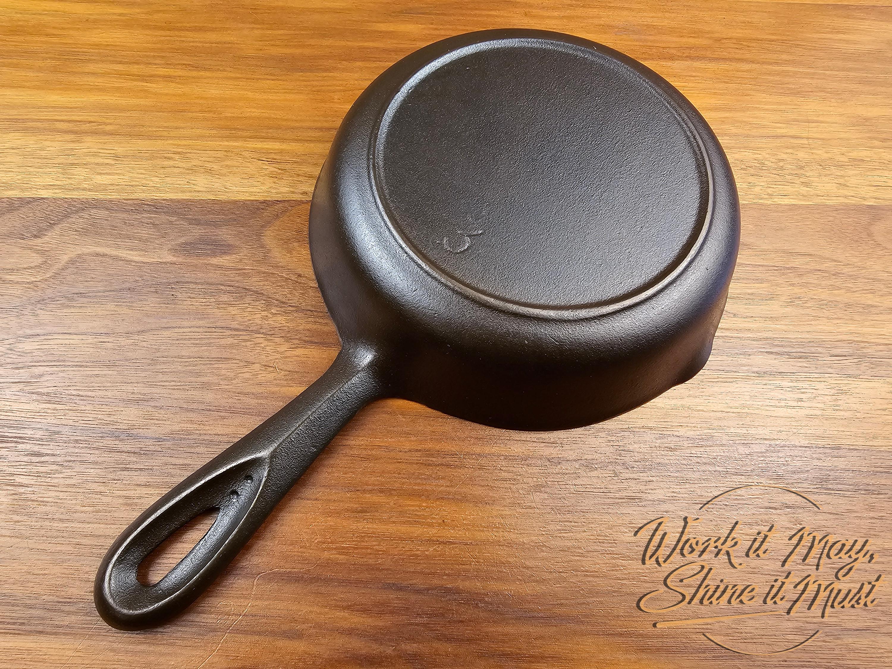 Birmingham Stove & Range (BSR) #3 Vintage Restored Cast Iron Skillet Red Mountain Series