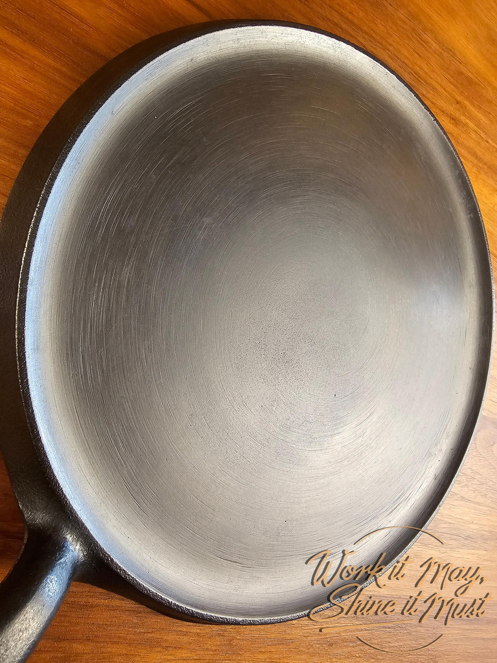 Griswold #8 Vintage Restored Cast Iron Griddle - Large Block Logo 608