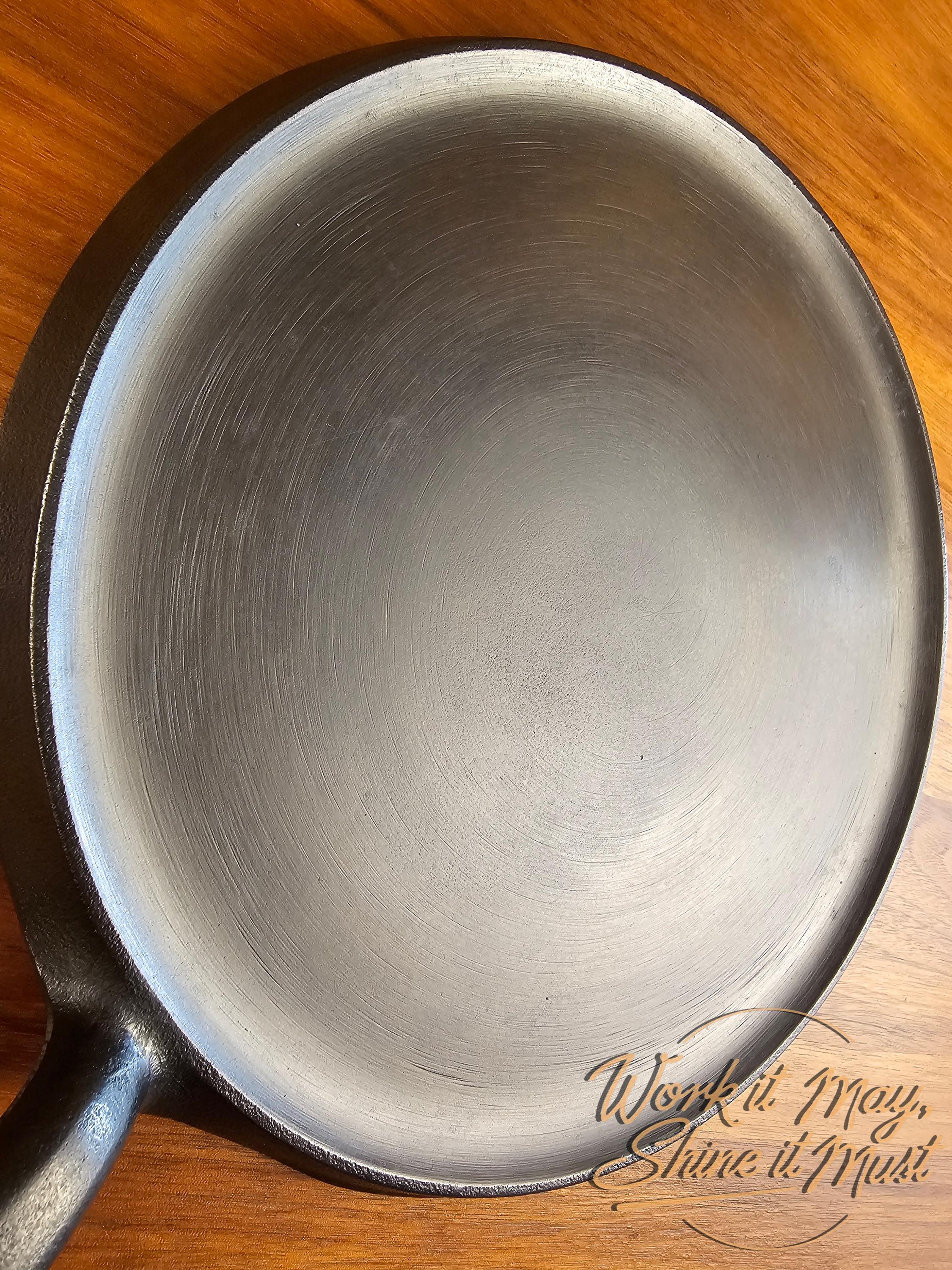 Griswold #8 Vintage Restored Cast Iron Griddle - Large Block Logo 608