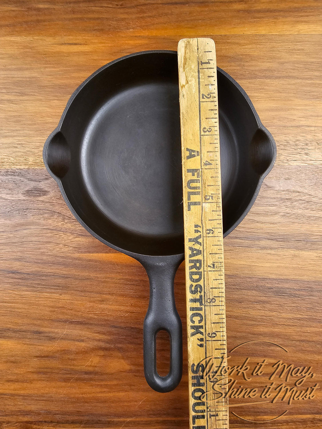 Griswold #3 Vintage Restored Cast Iron Skillet 1031 Iron Mountain Series