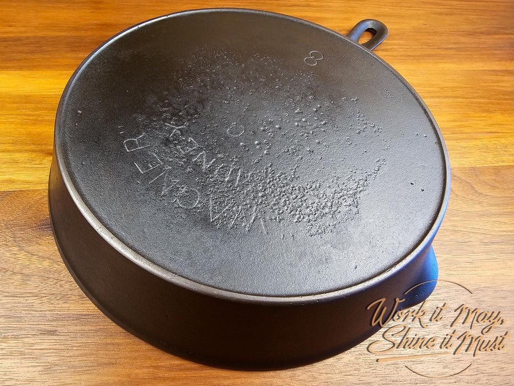 Wagner Sidney O #8 Vintage Restored Cast Iron Skillet - Double Arc Logo