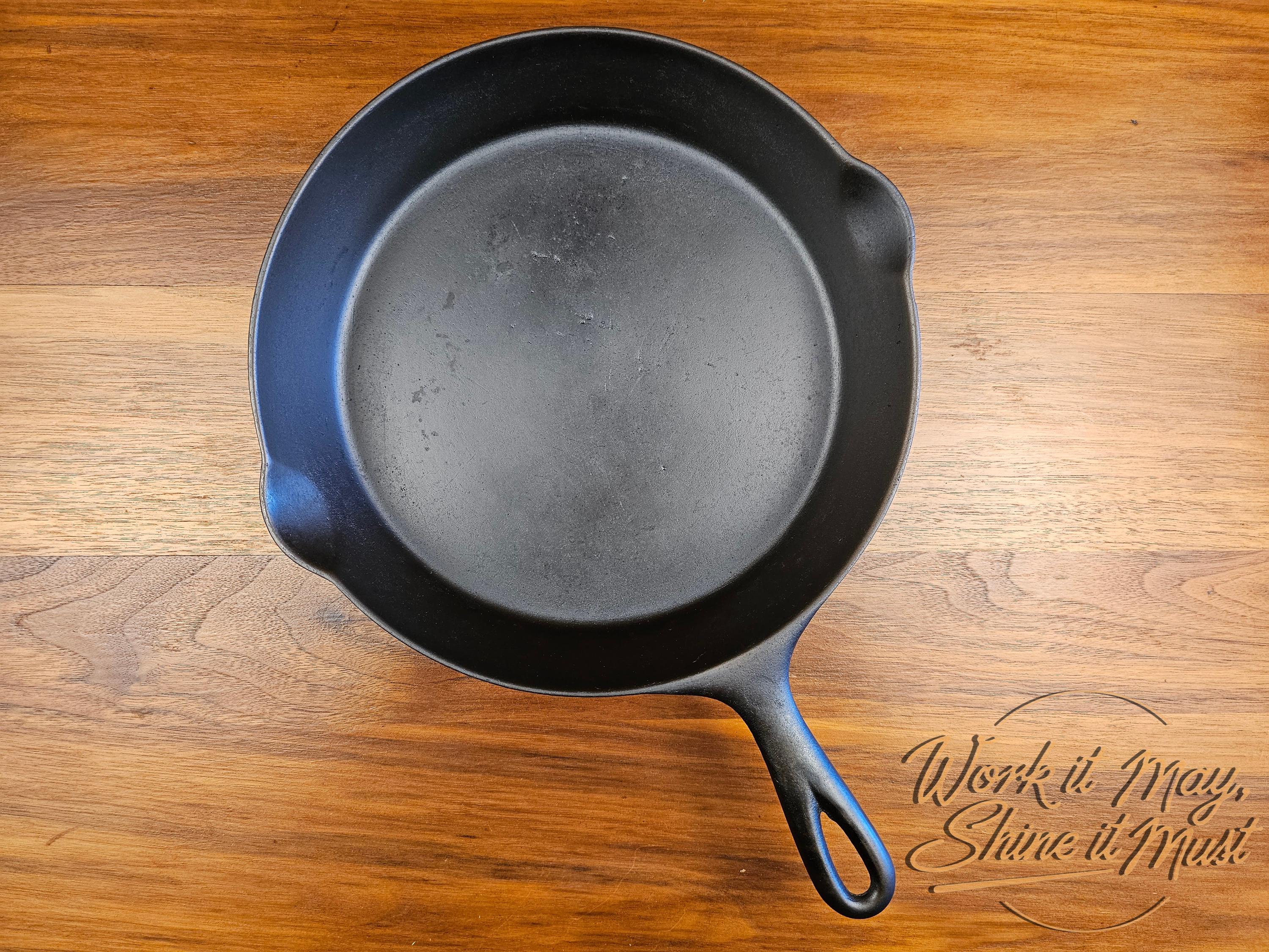 Wagner Sidney O #8 Vintage Restored Cast Iron Skillet - Double Arc Logo