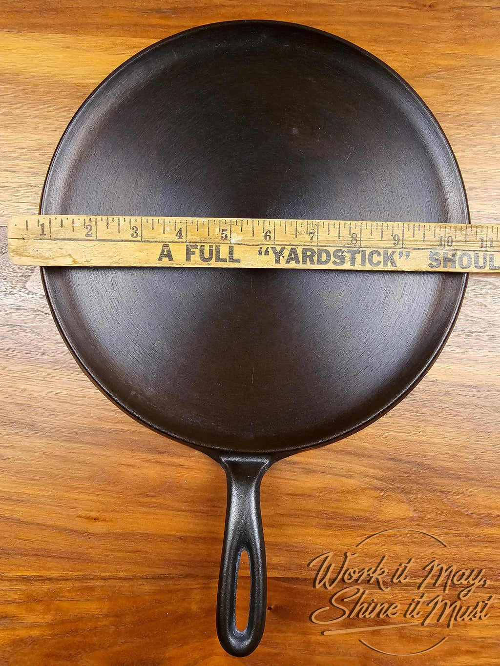 Lodge #9 Vintage Restored Cast Iron Griddle "MBO"