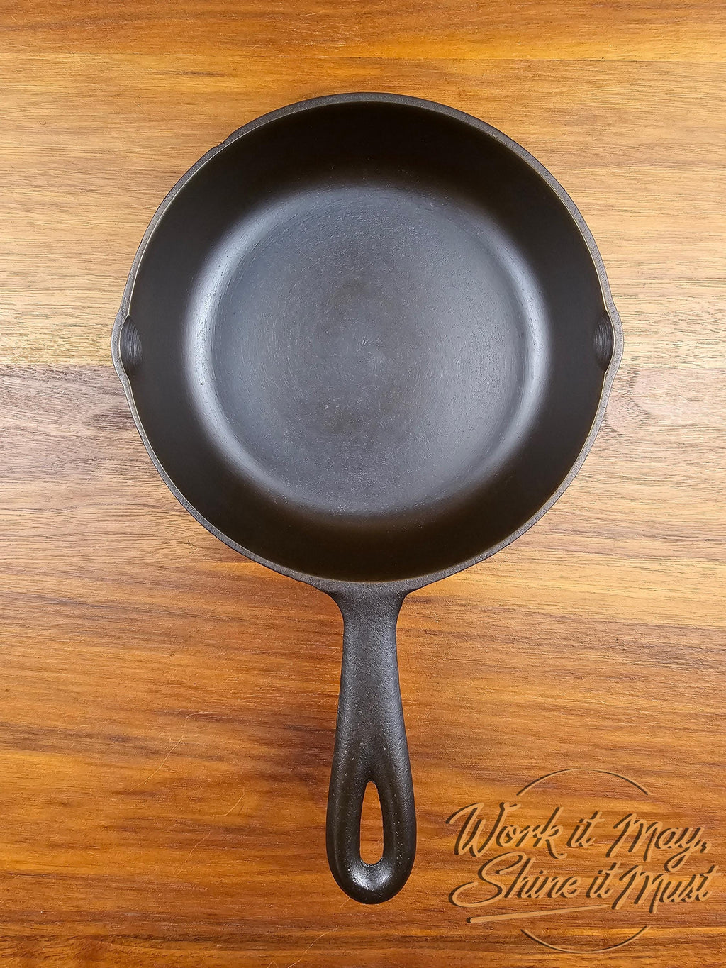 Birmingham Stove & Range (BSR) #3 Vintage Restored Cast Iron Skillet Red Mountain Series