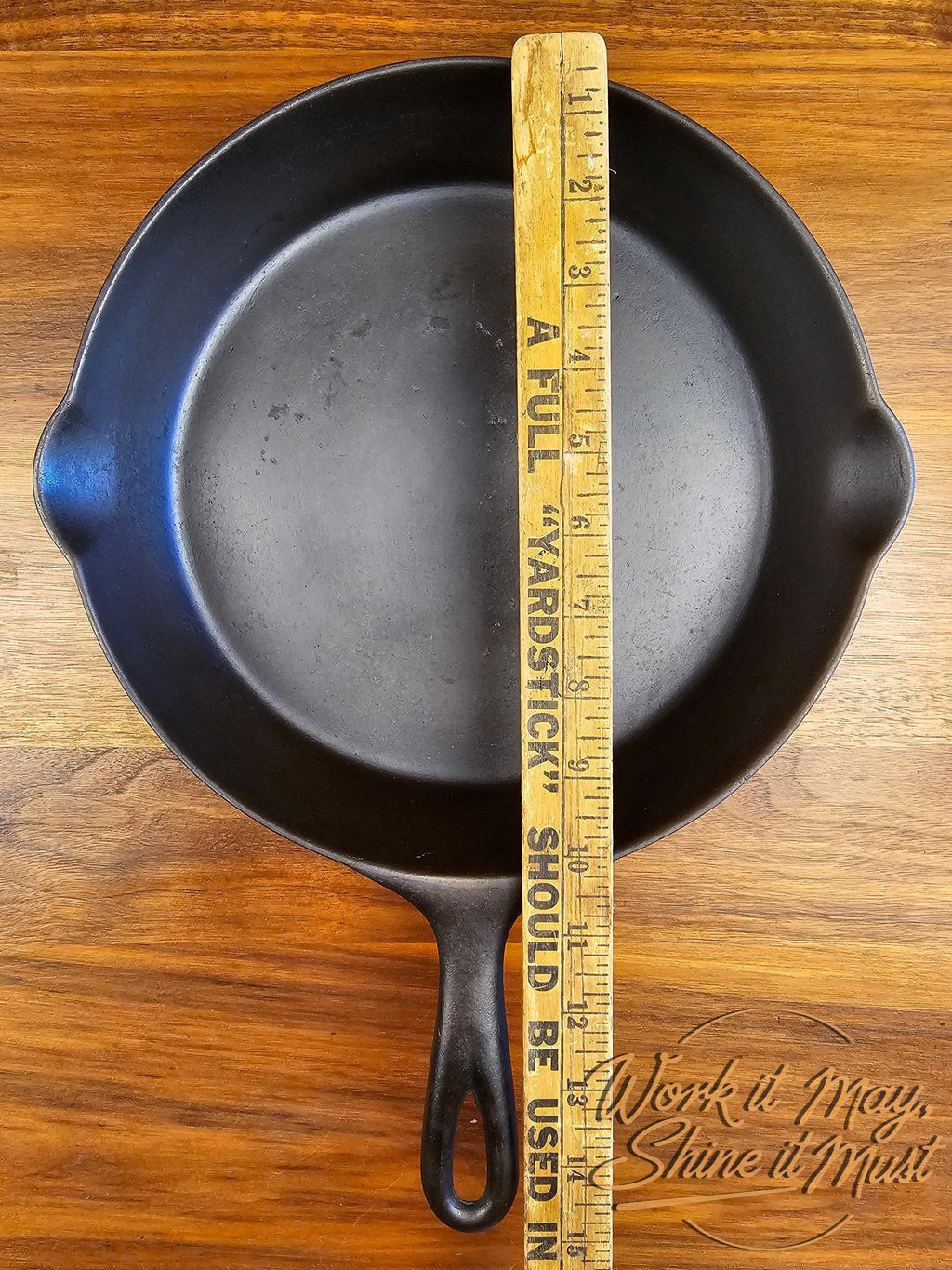 Wagner Sidney O #8 Vintage Restored Cast Iron Skillet - Double Arc Logo