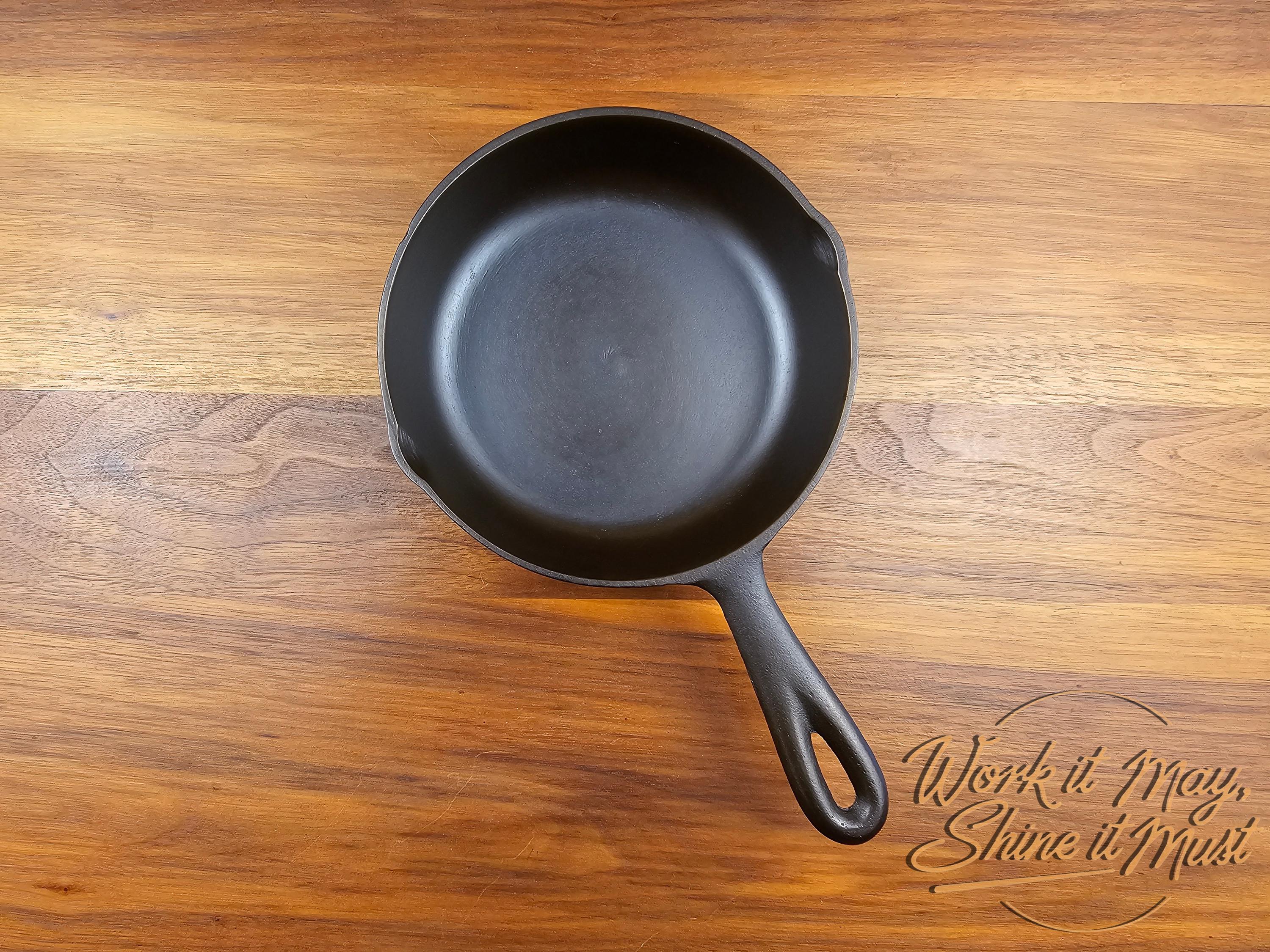 Birmingham Stove & Range (BSR) #3 Vintage Restored Cast Iron Skillet Red Mountain Series