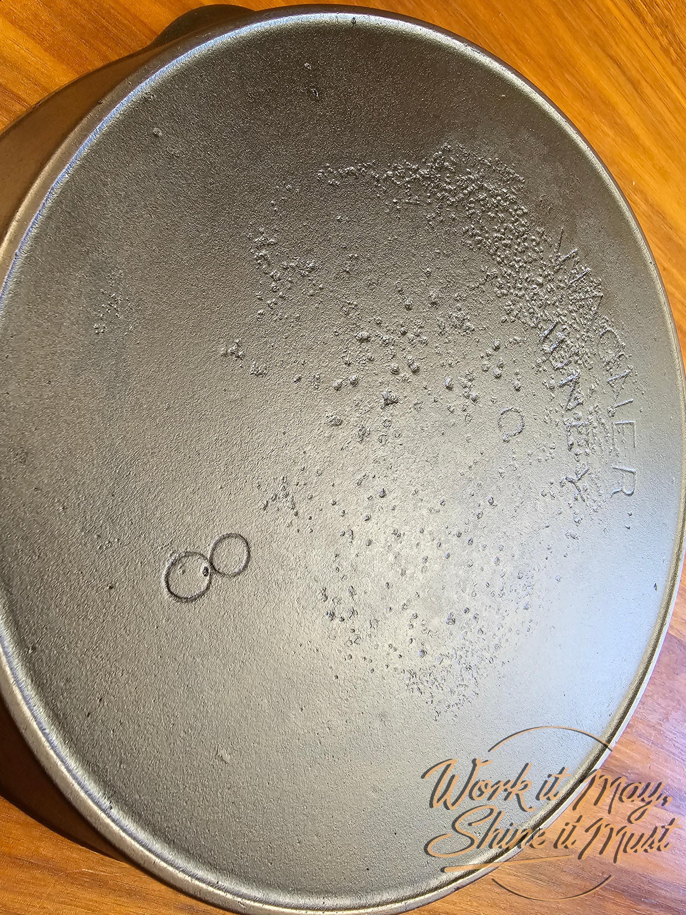 Wagner Sidney O #8 Vintage Restored Cast Iron Skillet - Double Arc Logo