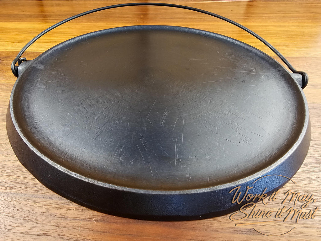 Griswold #12 Vintage Restored Cast Iron Griddle - Slant Logo 741