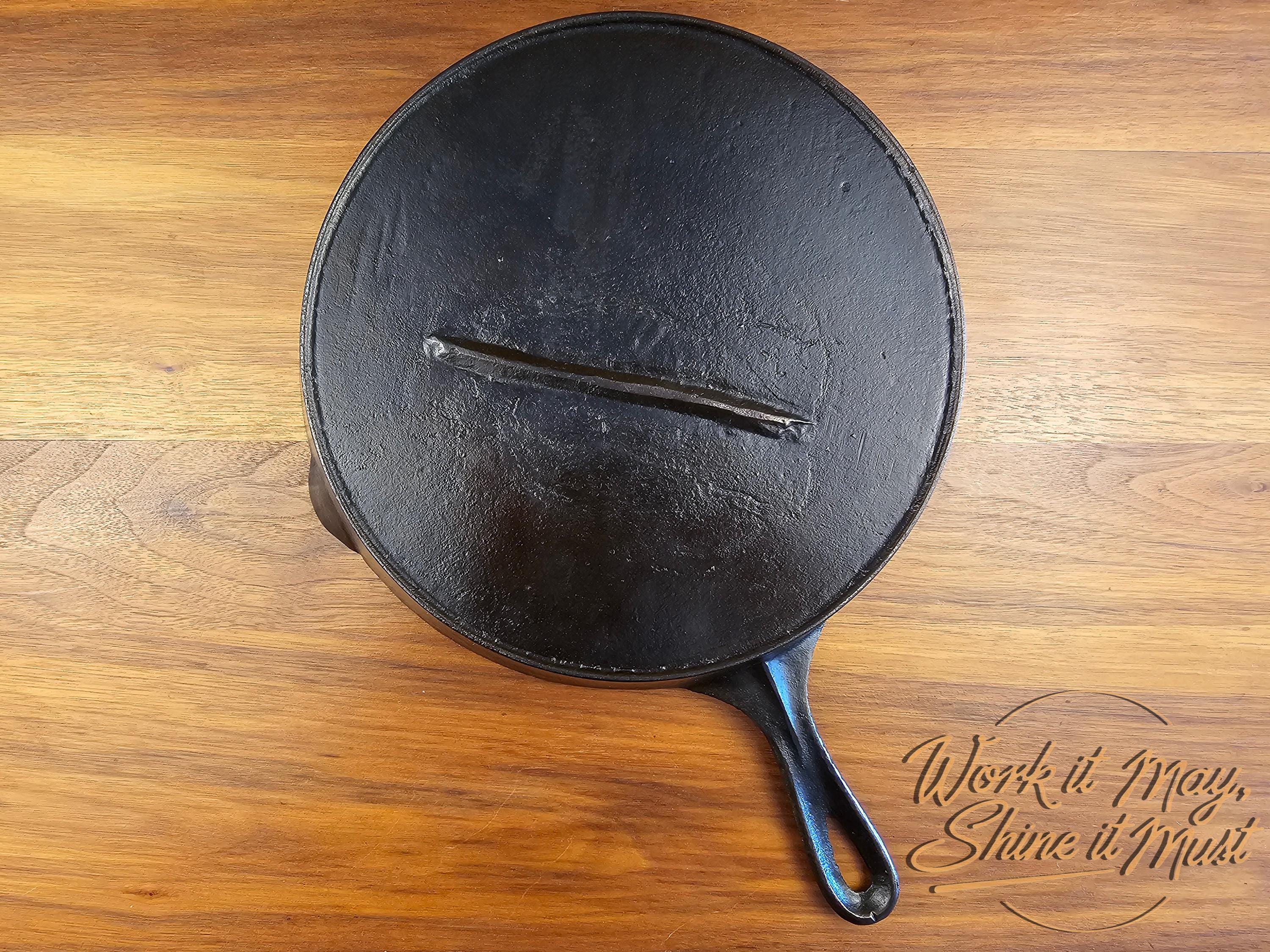 Gatemarked #8 Vintage Restored Cast Iron Skillet - 1800s Southern Mystery Skillet
