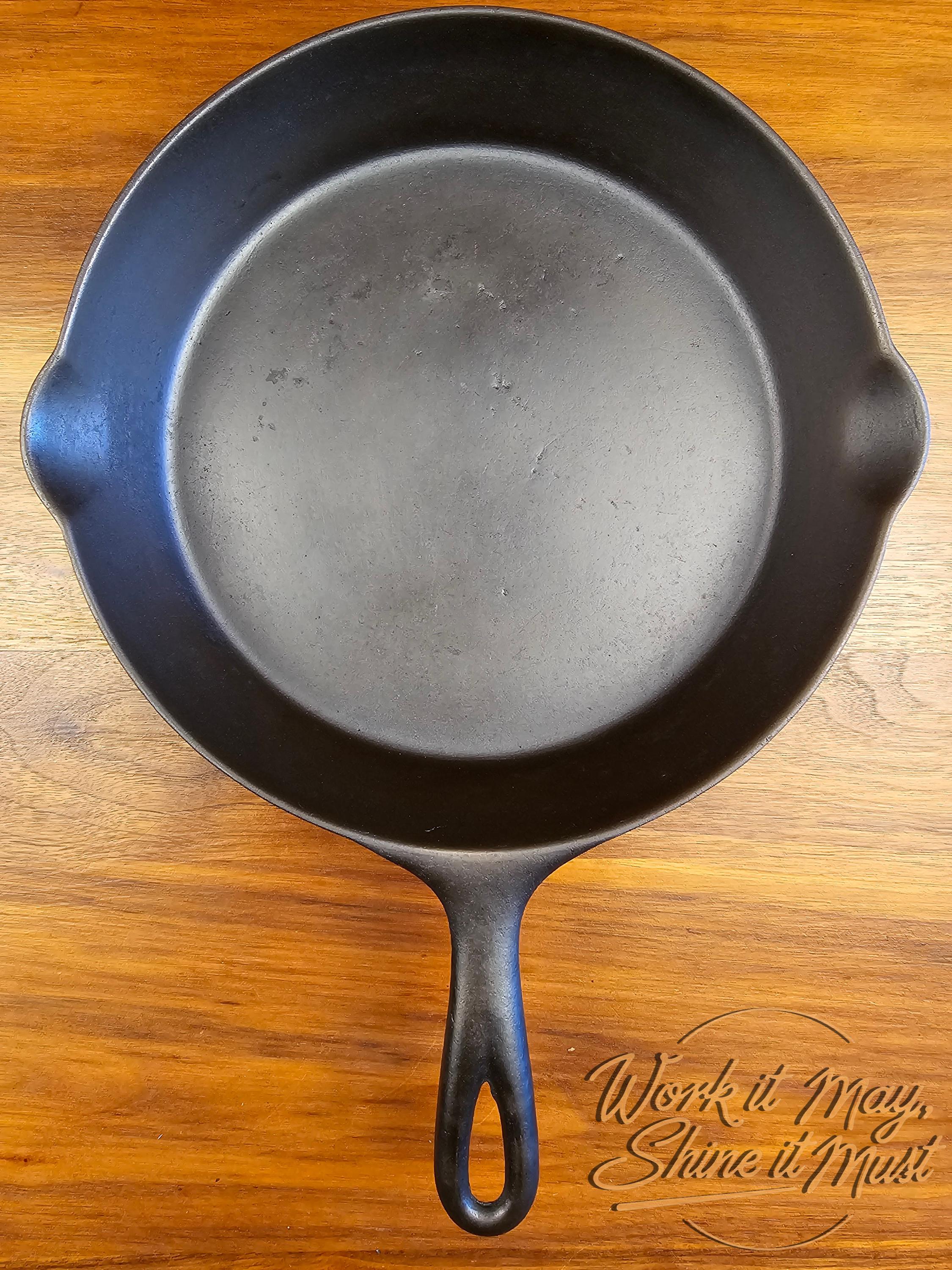Wagner Sidney O #8 Vintage Restored Cast Iron Skillet - Double Arc Logo