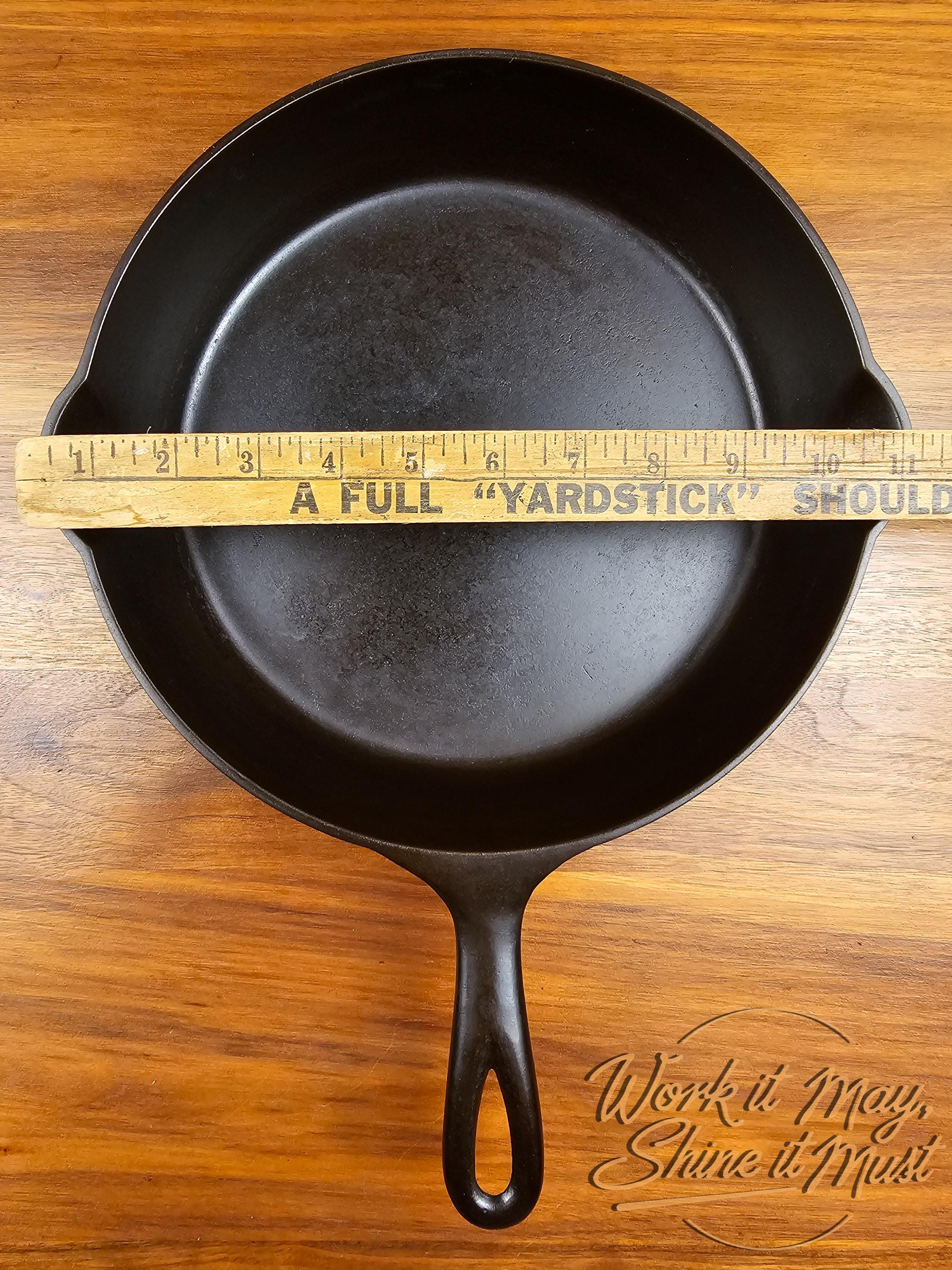 Erie #8 Vintage Restored Cast Iron Skillet - 3rd Series 707 - Pre-Griswold
