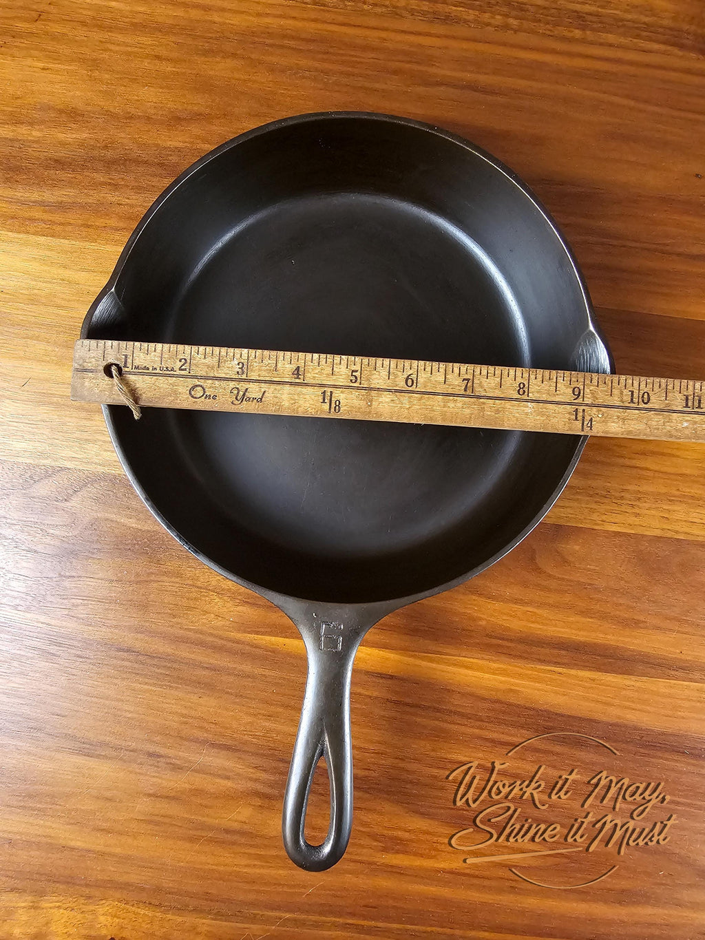 Griswold #6 Vintage Restored Cast Iron Skillet - Large Block Logo 699