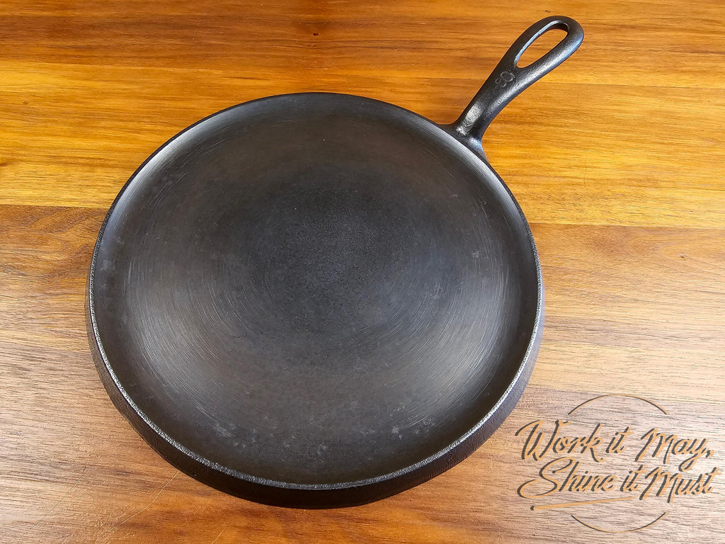 Griswold #8 Vintage Restored Cast Iron Griddle - Large Block Logo 608