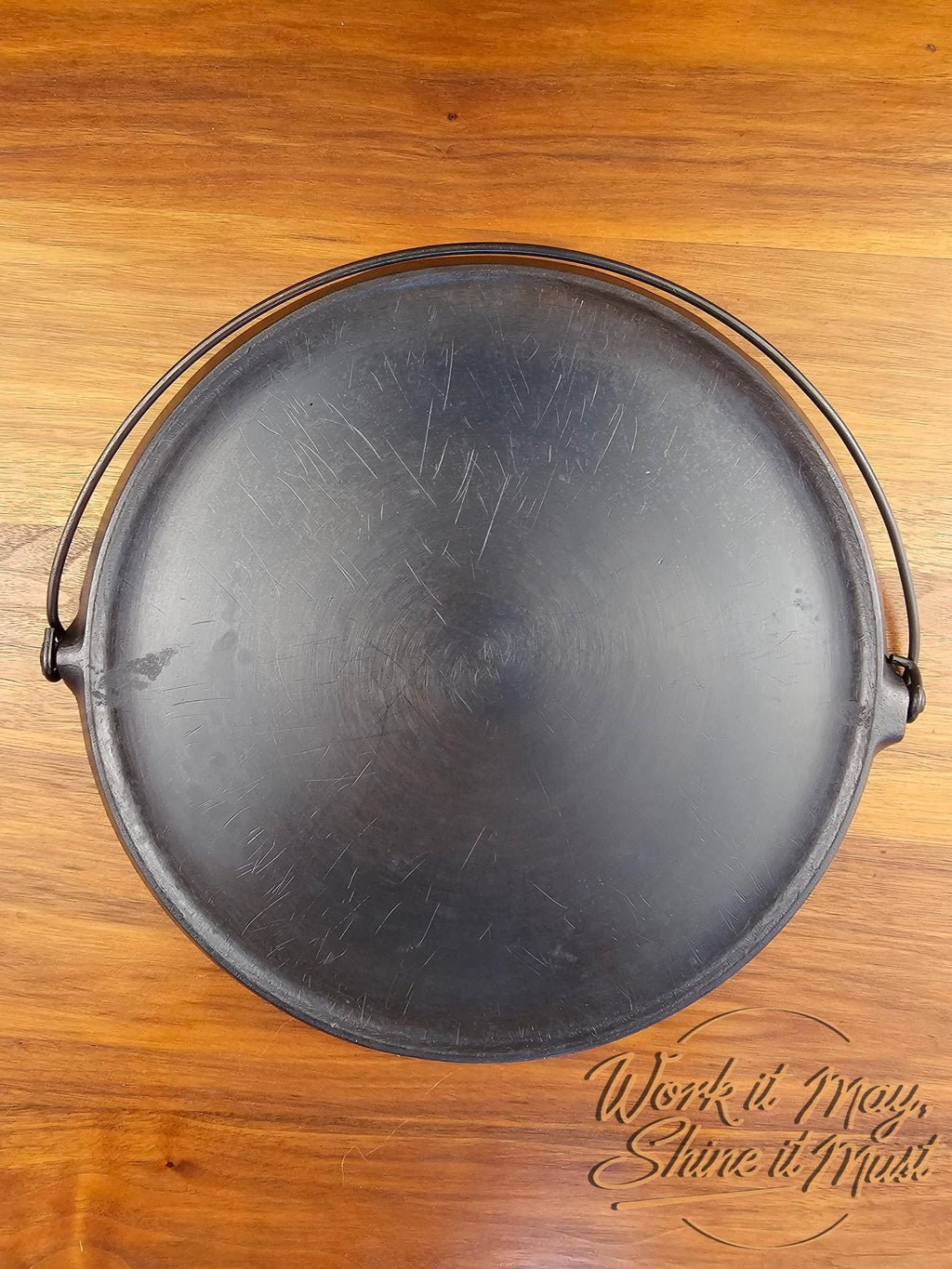 Griswold #12 Vintage Restored Cast Iron Griddle - Slant Logo 741