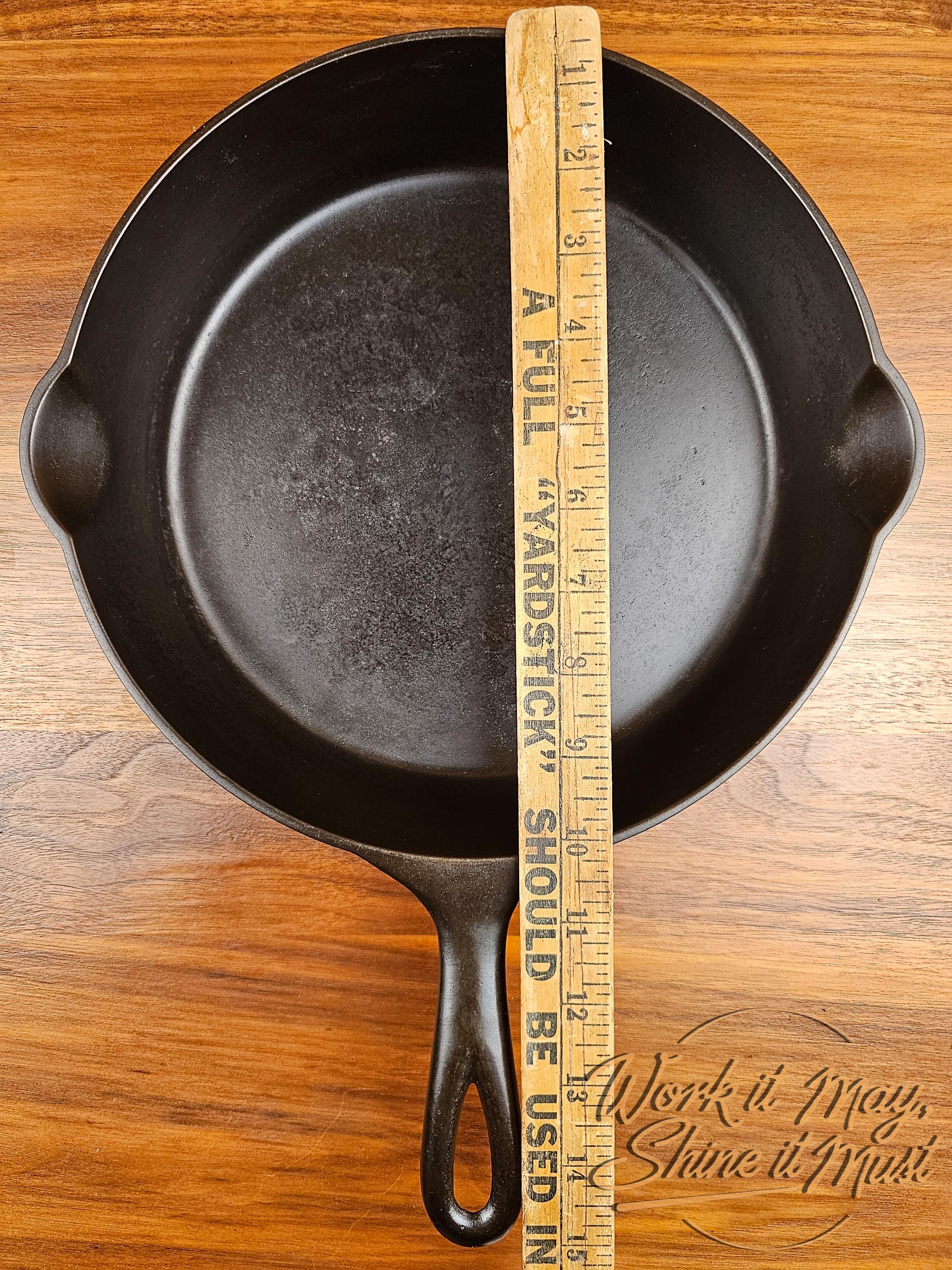 Erie #8 Vintage Restored Cast Iron Skillet - 3rd Series 707 - Pre-Griswold