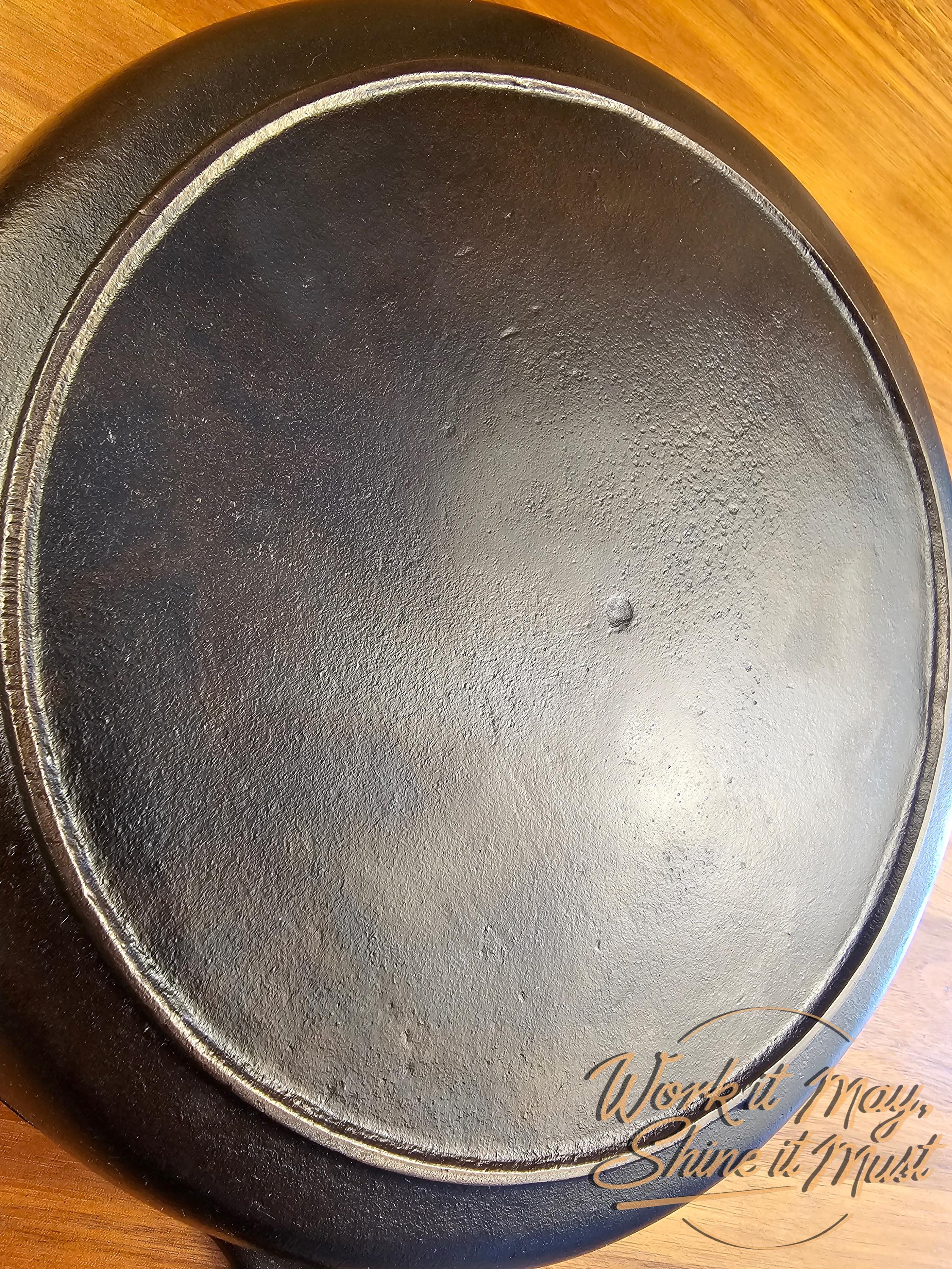 Unmarked #8 Vintage Restored Cast Iron Skillet - Southern Mystery Skillet w/ Heat Ring