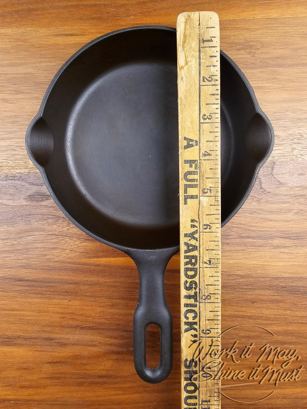 Griswold #3 Vintage Restored Cast Iron Skillet 1031 Iron Mountain Series