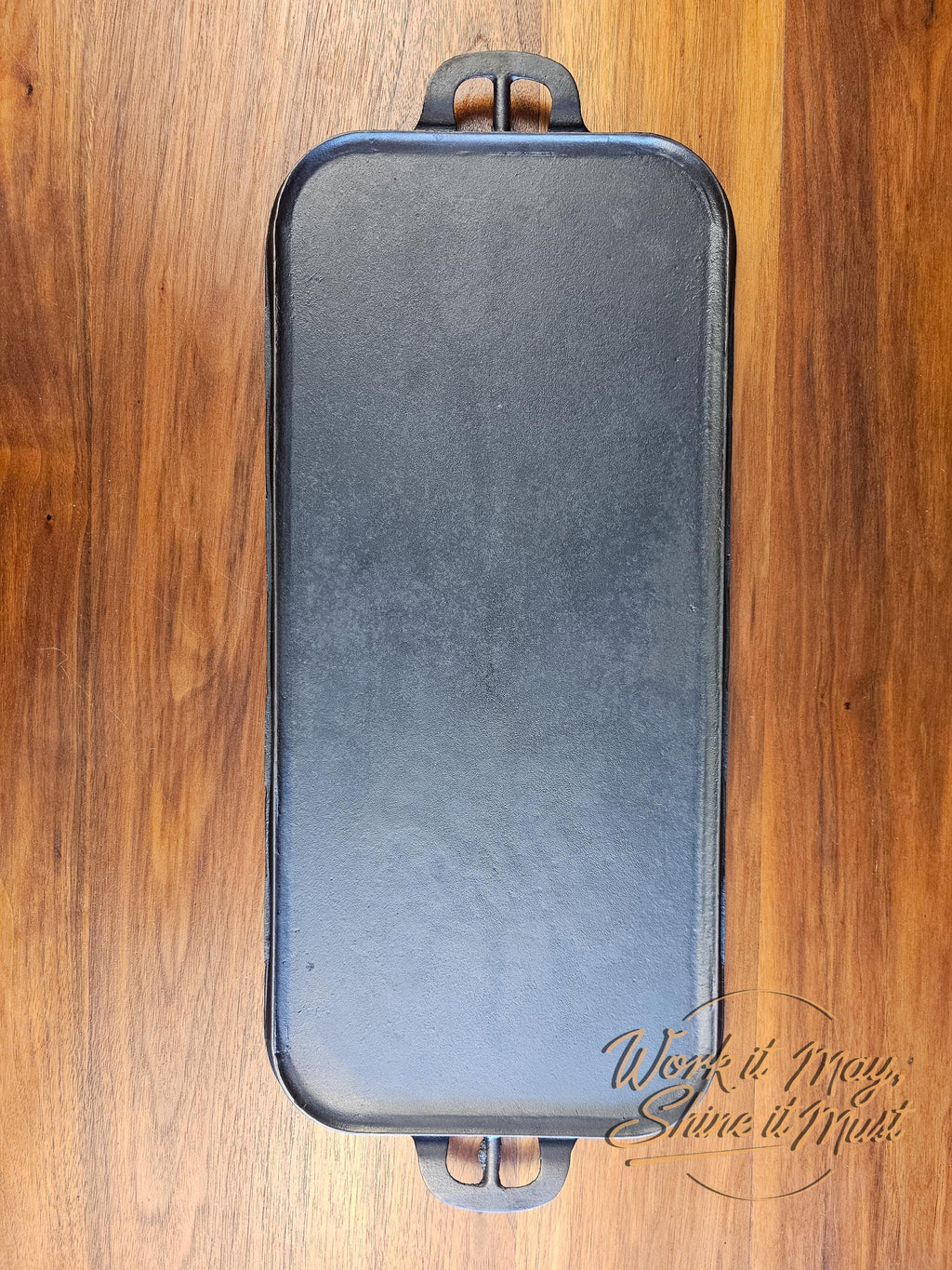 Erie #8 Vintage Restored Cast Iron Rectangular Griddle - 745