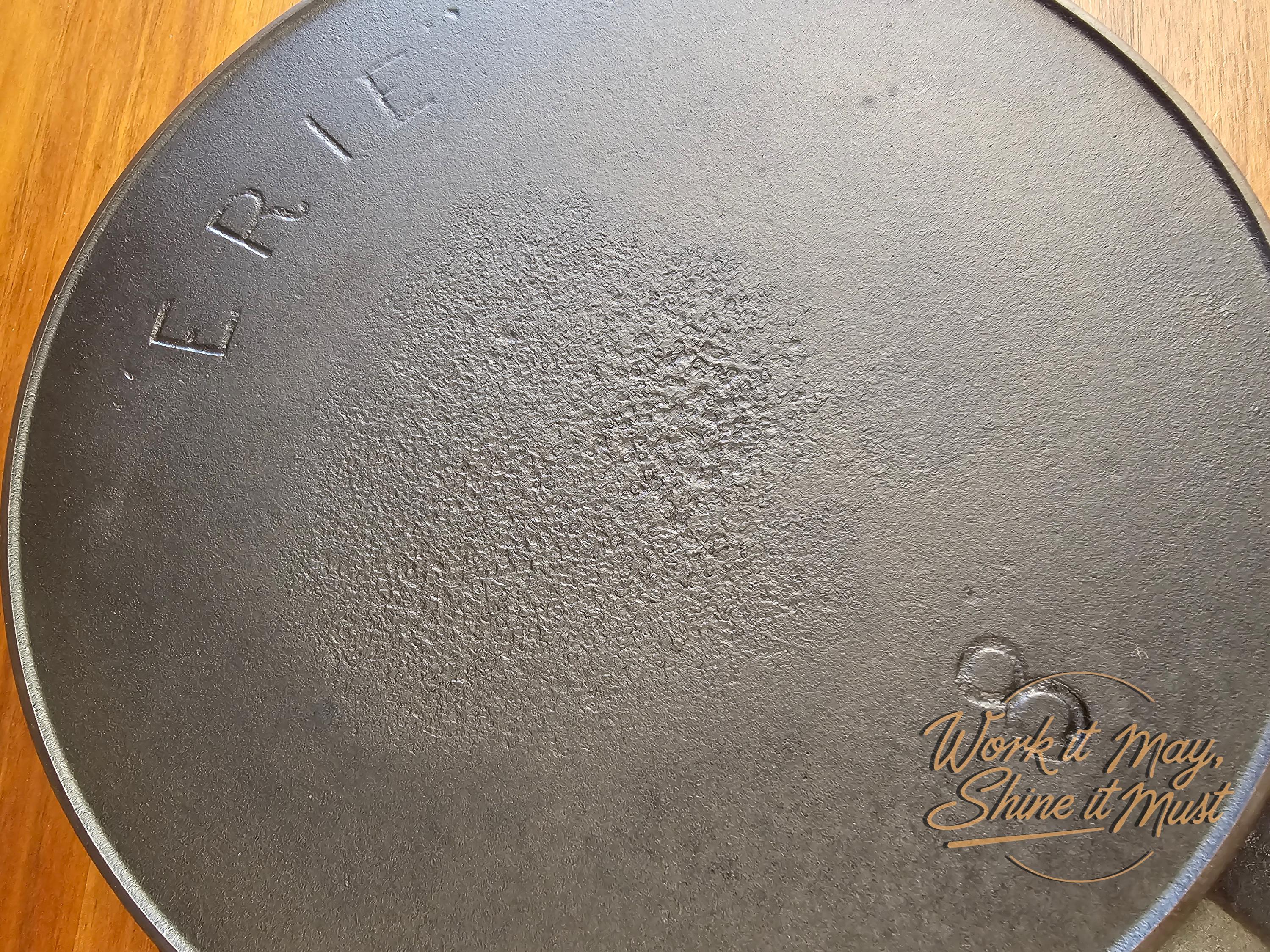 Erie #8 Vintage Restored Cast Iron Skillet - 3rd Series - Pre-Griswold