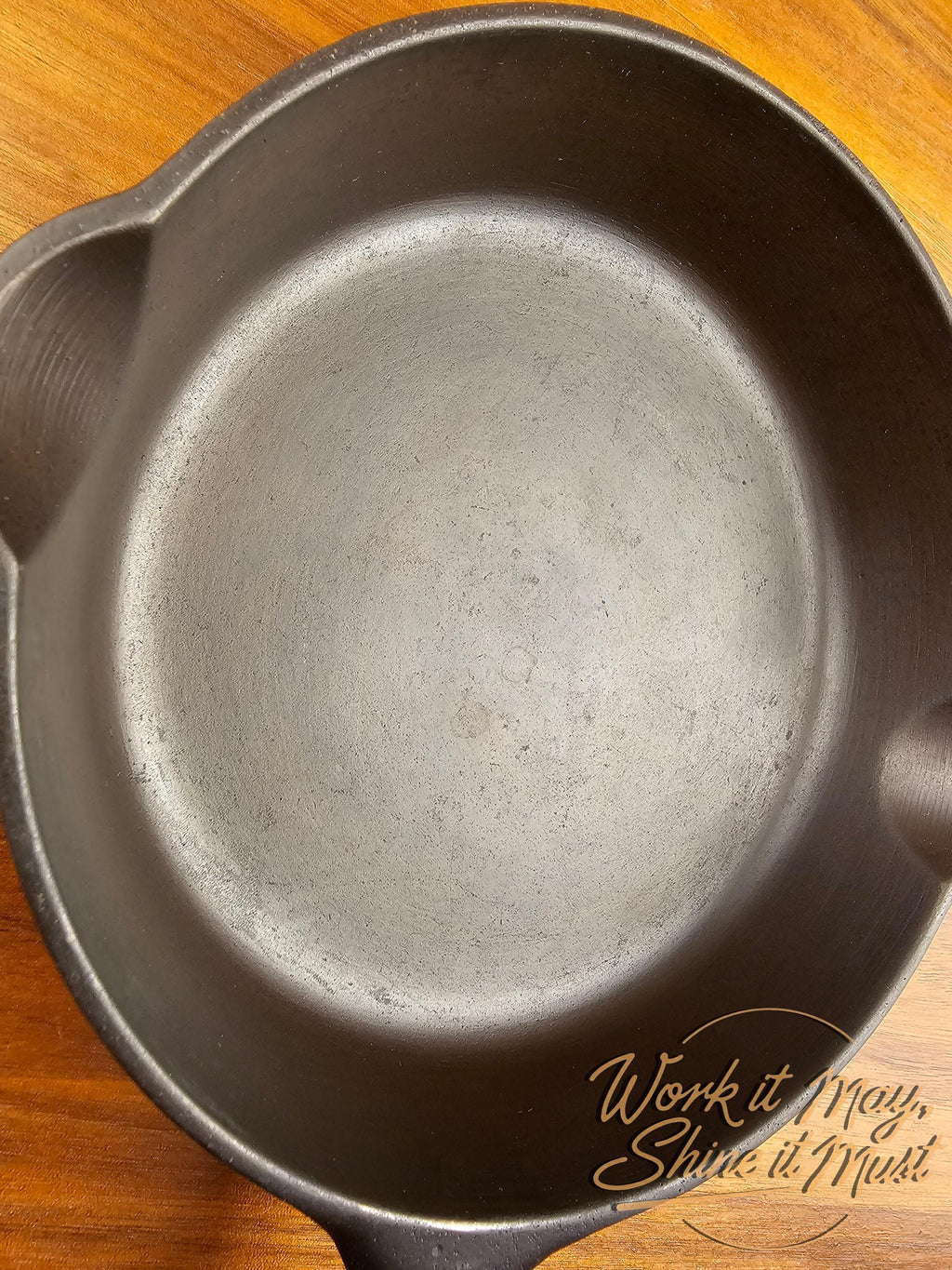 Griswold #3 Vintage Restored Cast Iron Skillet 1031 Iron Mountain Series