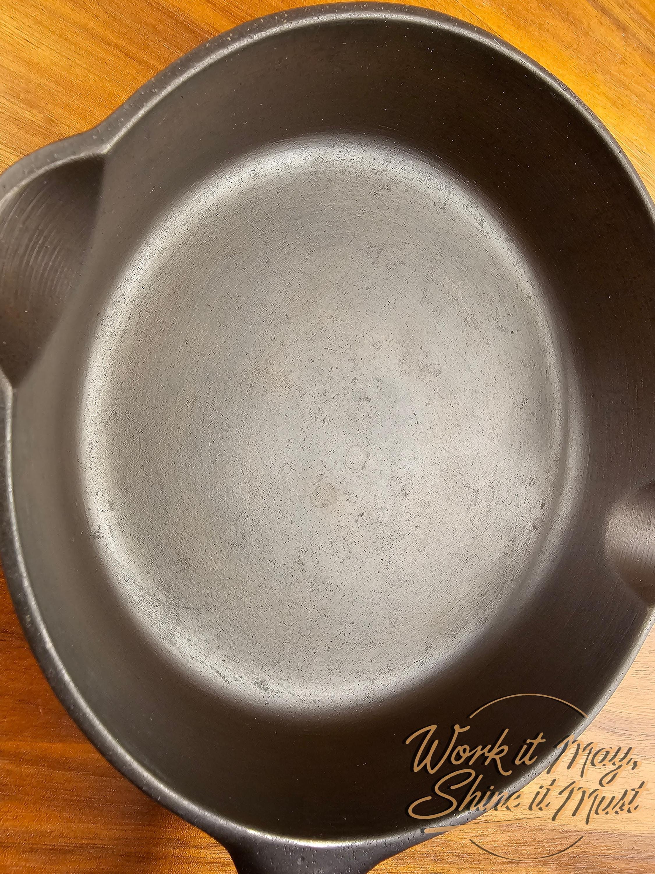 Griswold #3 Vintage Restored Cast Iron Skillet 1031 Iron Mountain Series