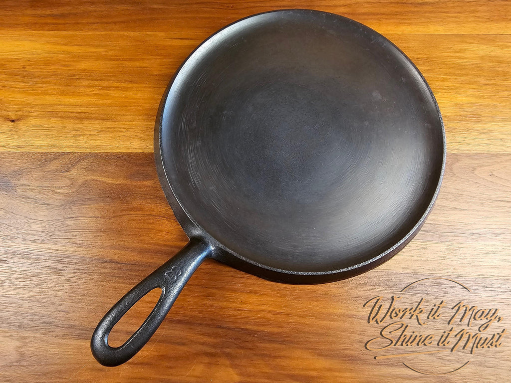 Griswold #8 Vintage Restored Cast Iron Griddle - Large Block Logo 608