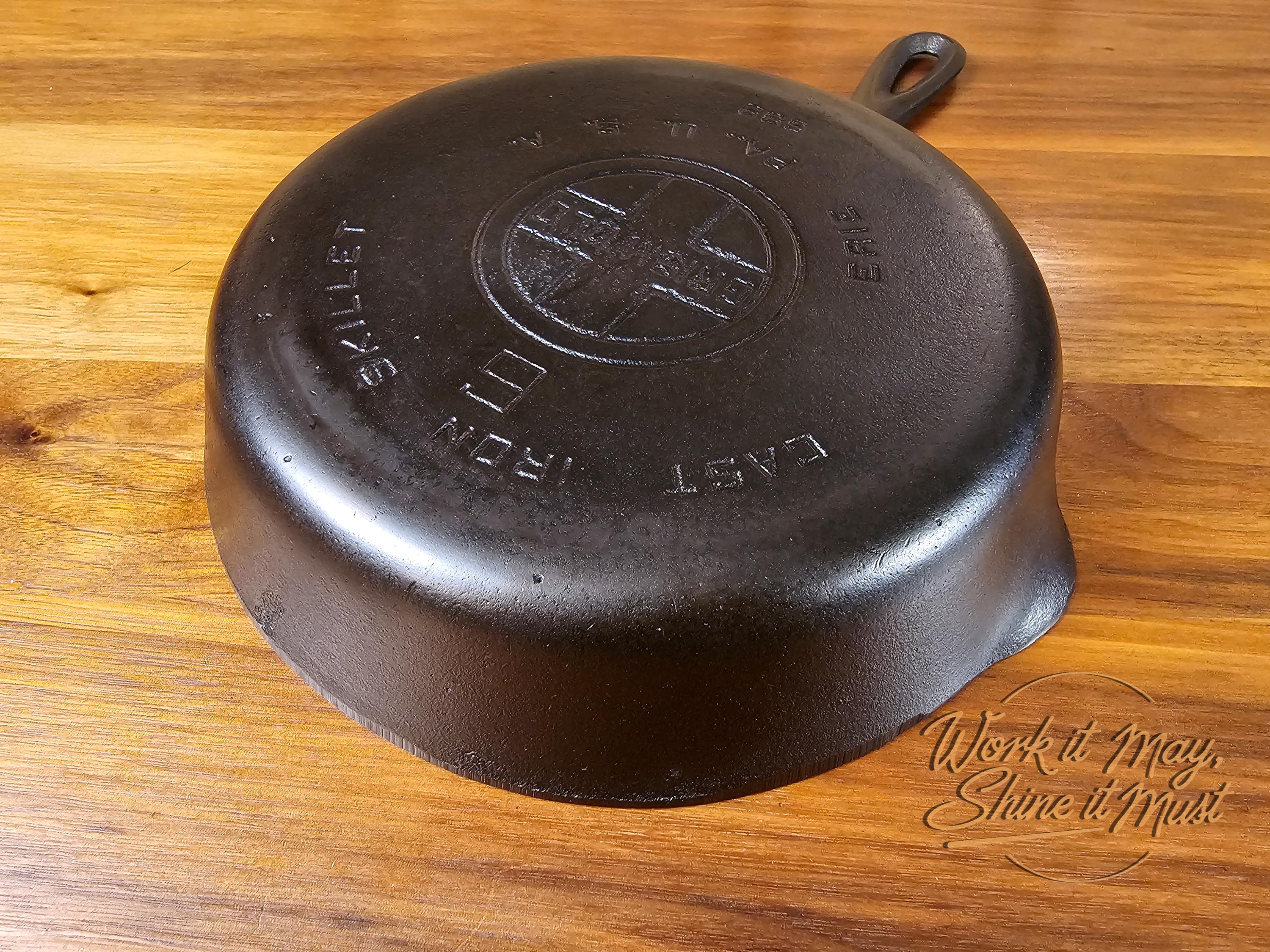 Griswold #6 Vintage Restored Cast Iron Skillet - Large Block Logo 699