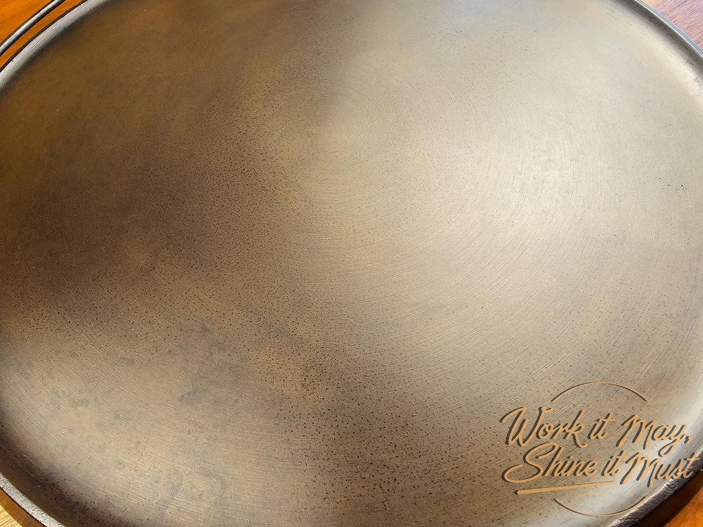 Vintage Griswold Cast Iron Griddle #16 Slant Logo - Restored w/ Minor Repairs [See Description]