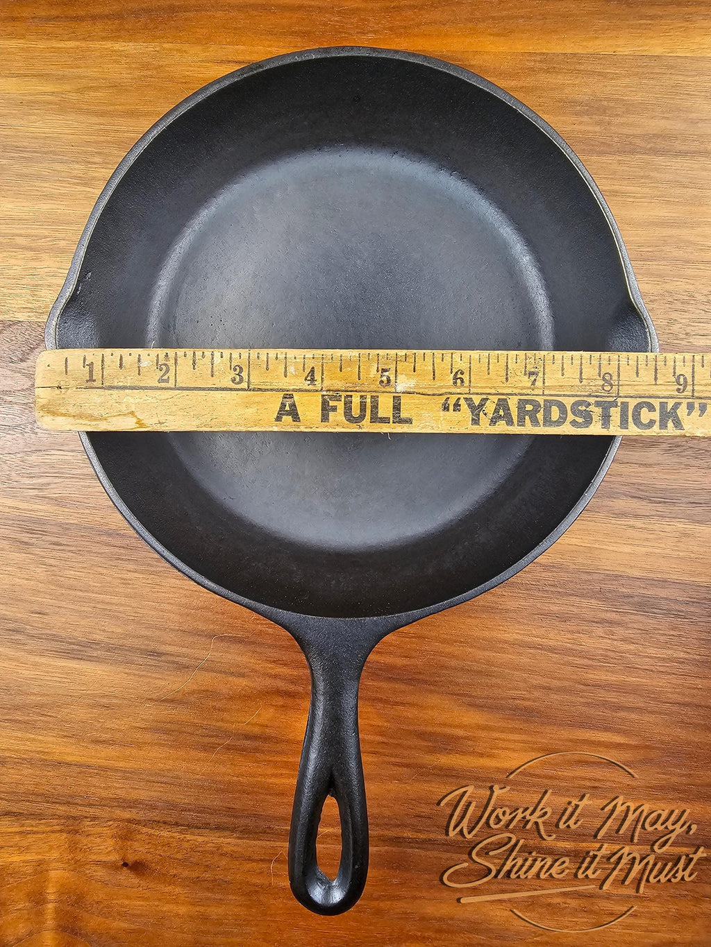 Lodge #5 Vintage Restored Cast Iron Skillet - 5SK 3-Notch