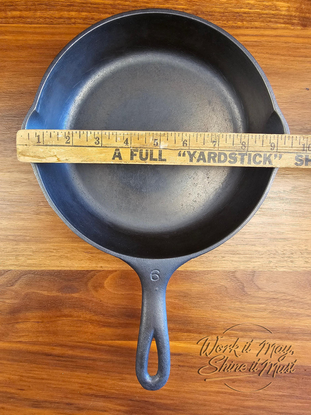 Wagner Ware Sidney O #6 Vintage Restored Cast Iron Skillet - 1056