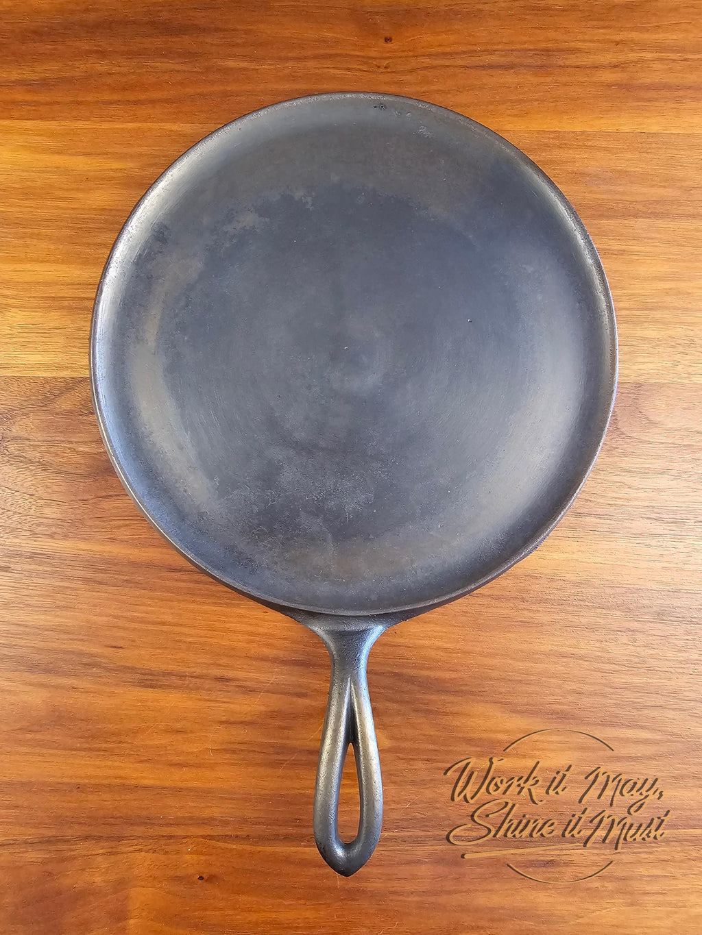 Griswold #8 Vintage Restored Cast Iron Griddle - Slant Logo 738
