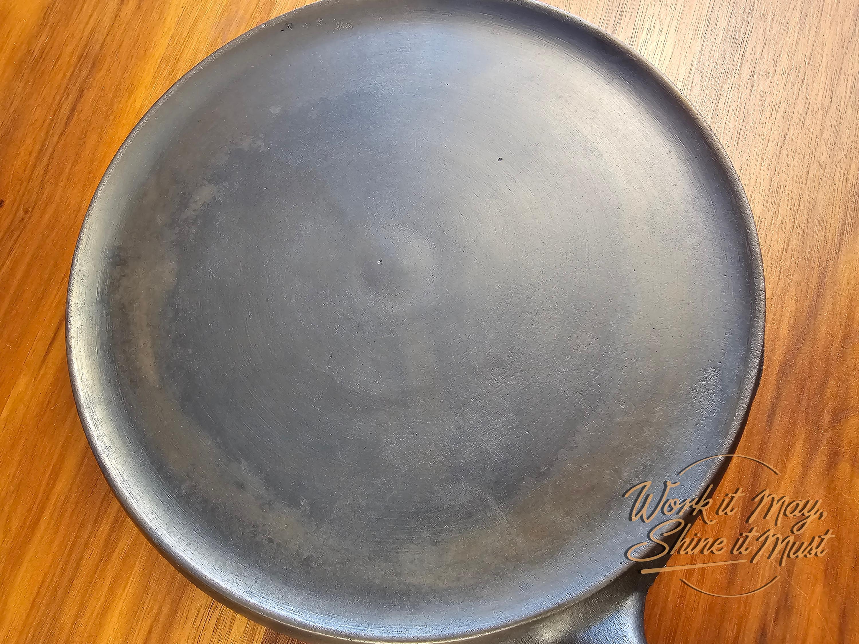 Griswold #8 Vintage Restored Cast Iron Griddle - Slant Logo 738