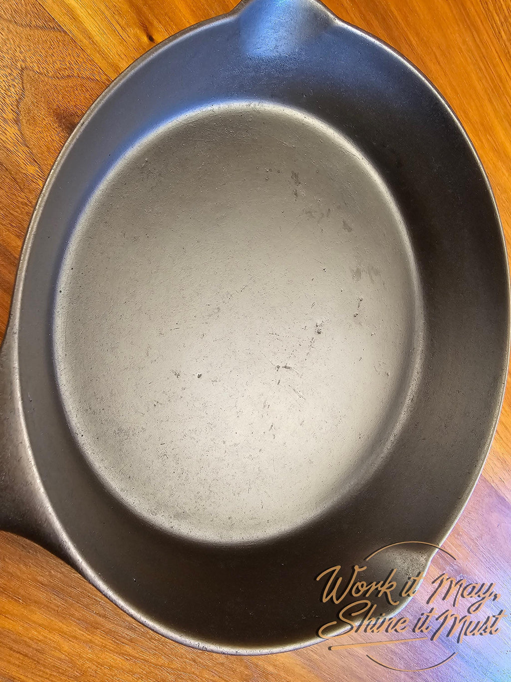 Wagner Sidney O #8 Vintage Restored Cast Iron Skillet - Double Arc Logo