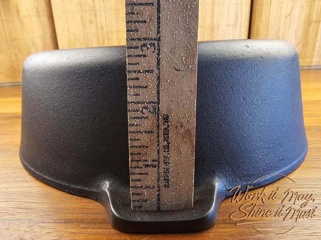 Restored Wagner Ware #8 Chicken Fryer - 10.5" Cast Iron Skillet