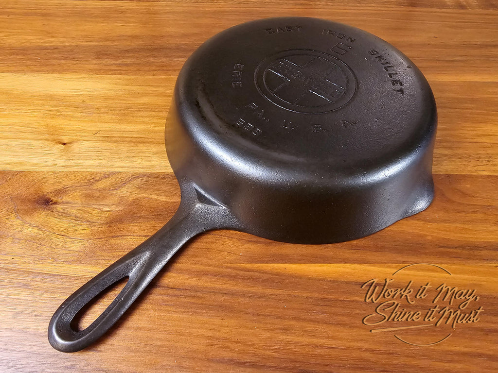 Griswold #6 Vintage Restored Cast Iron Skillet - Large Block Logo 699