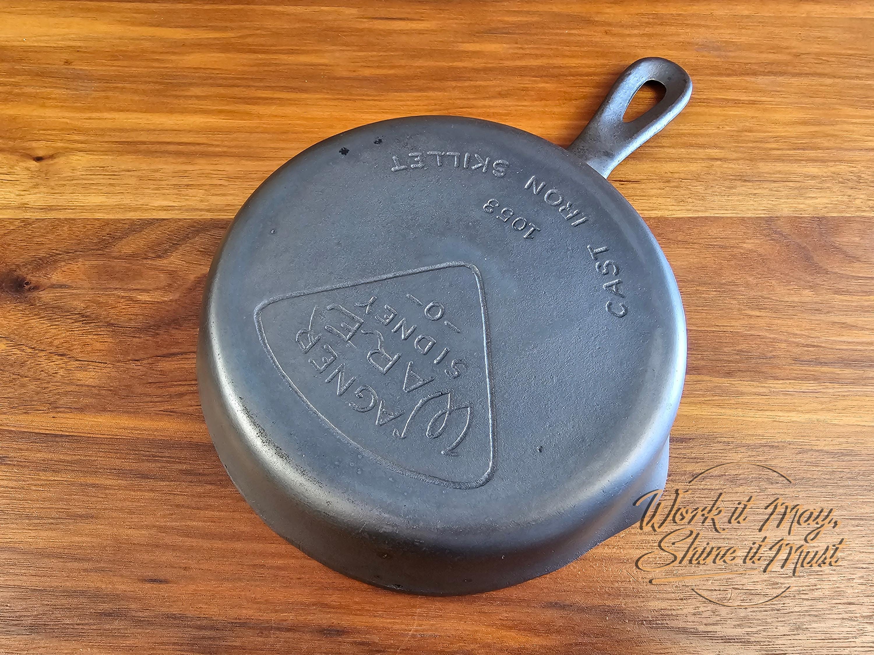 Wagner Ware Sidney O #3 Vintage Restored Cast Iron Skillet - Pie Logo 1053