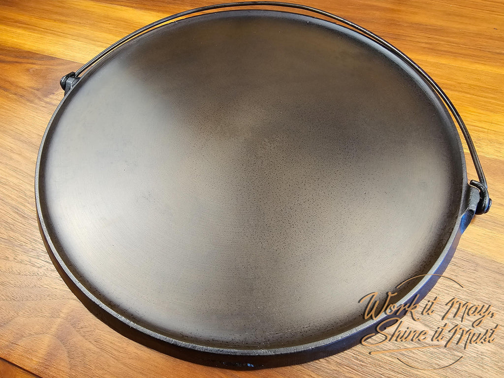Vintage Griswold Cast Iron Griddle #16 Slant Logo - Restored w/ Minor Repairs [See Description]