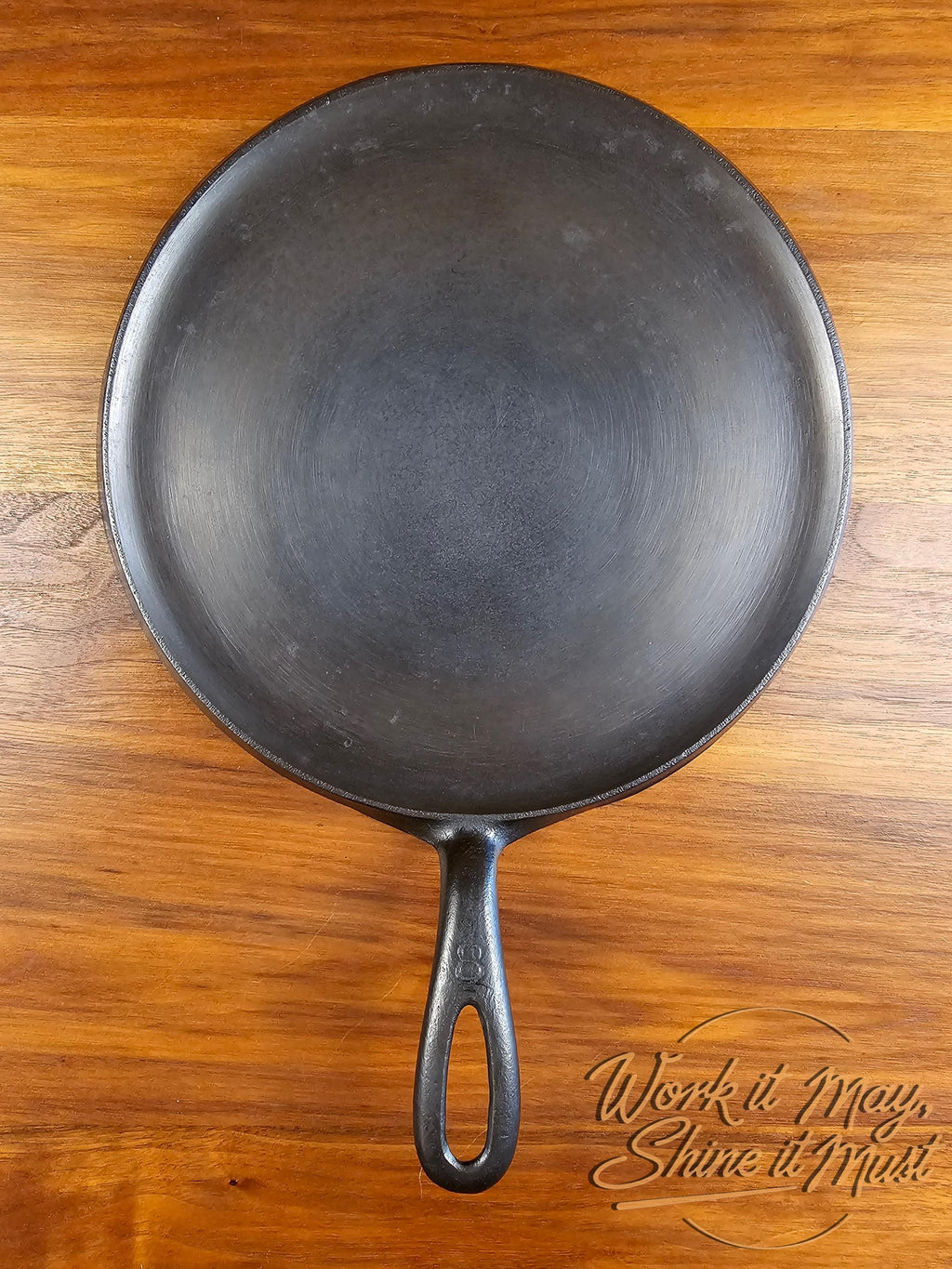 Griswold #8 Vintage Restored Cast Iron Griddle - Large Block Logo 608