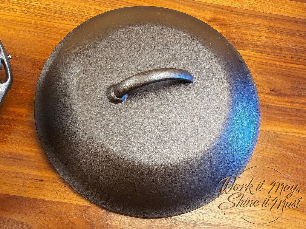 Lodge #8 Vintage Restored Cast Iron Dutch Oven 1930s (5 Quart)