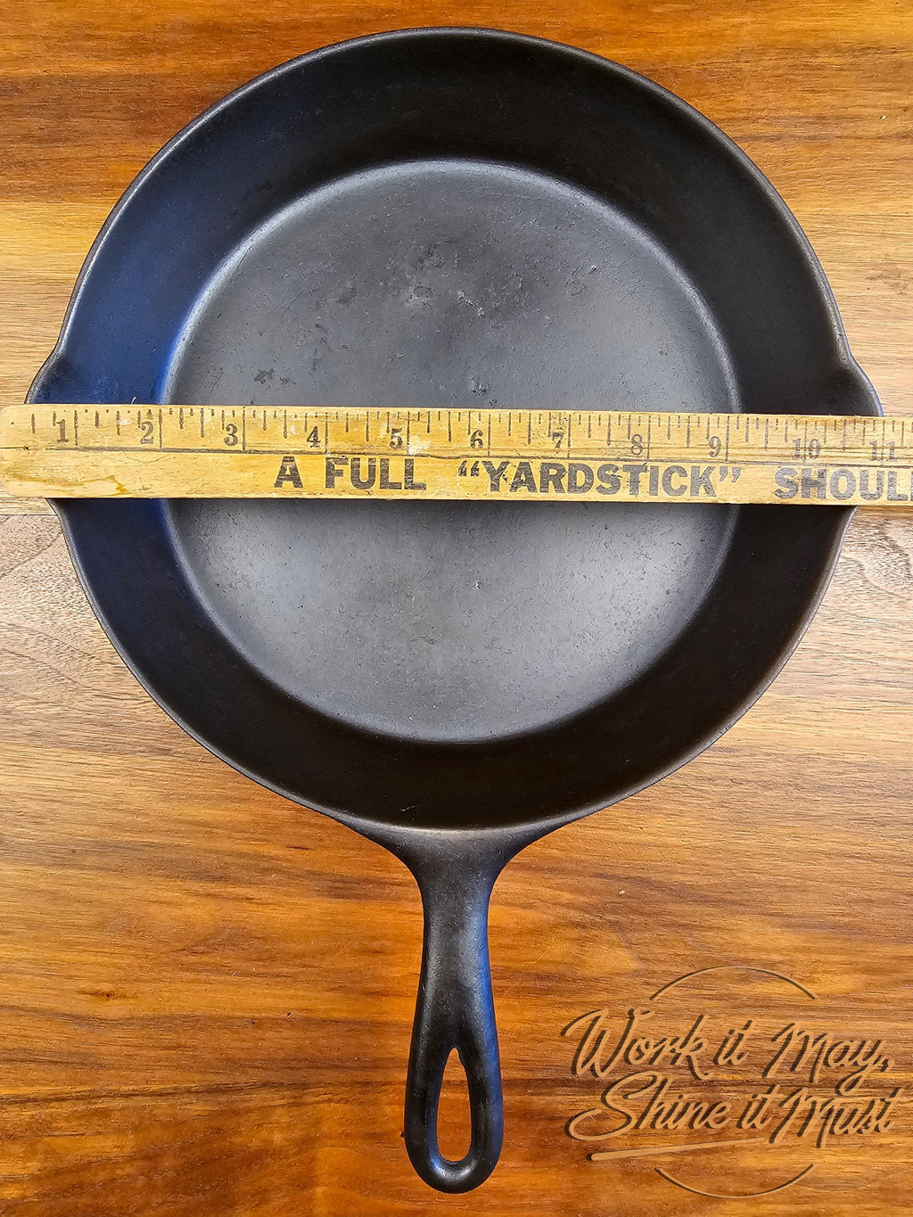 Wagner Sidney O #8 Vintage Restored Cast Iron Skillet - Double Arc Logo