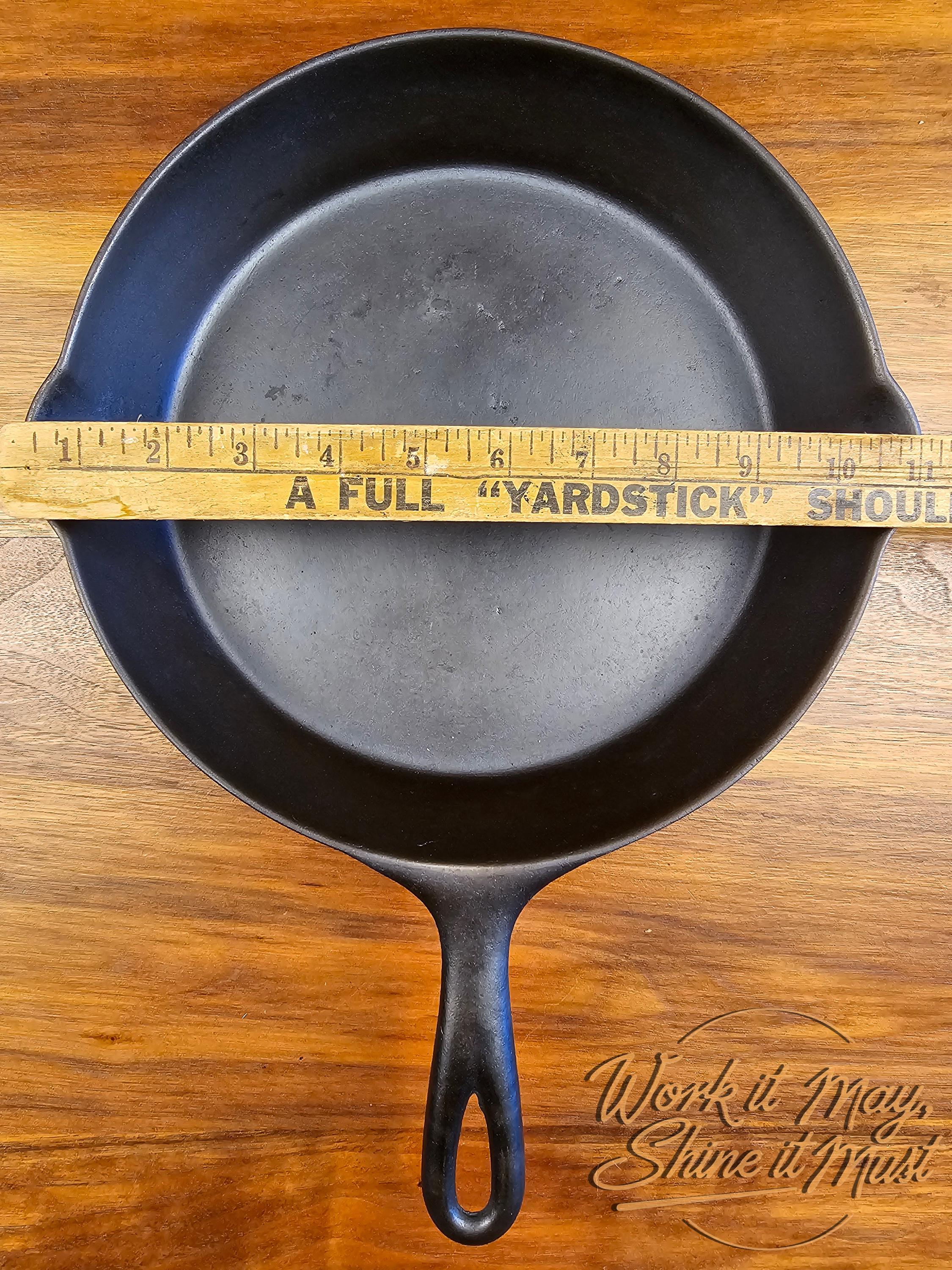 Wagner Sidney O #8 Vintage Restored Cast Iron Skillet - Double Arc Logo