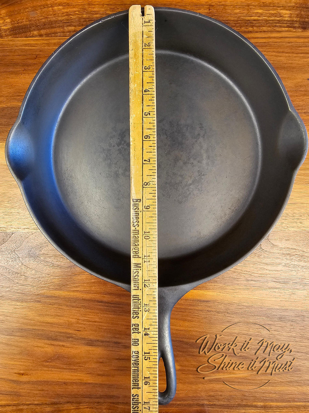 Wagner Sidney O #11 Vintage Restored Cast Iron Skillet - Arc Logo