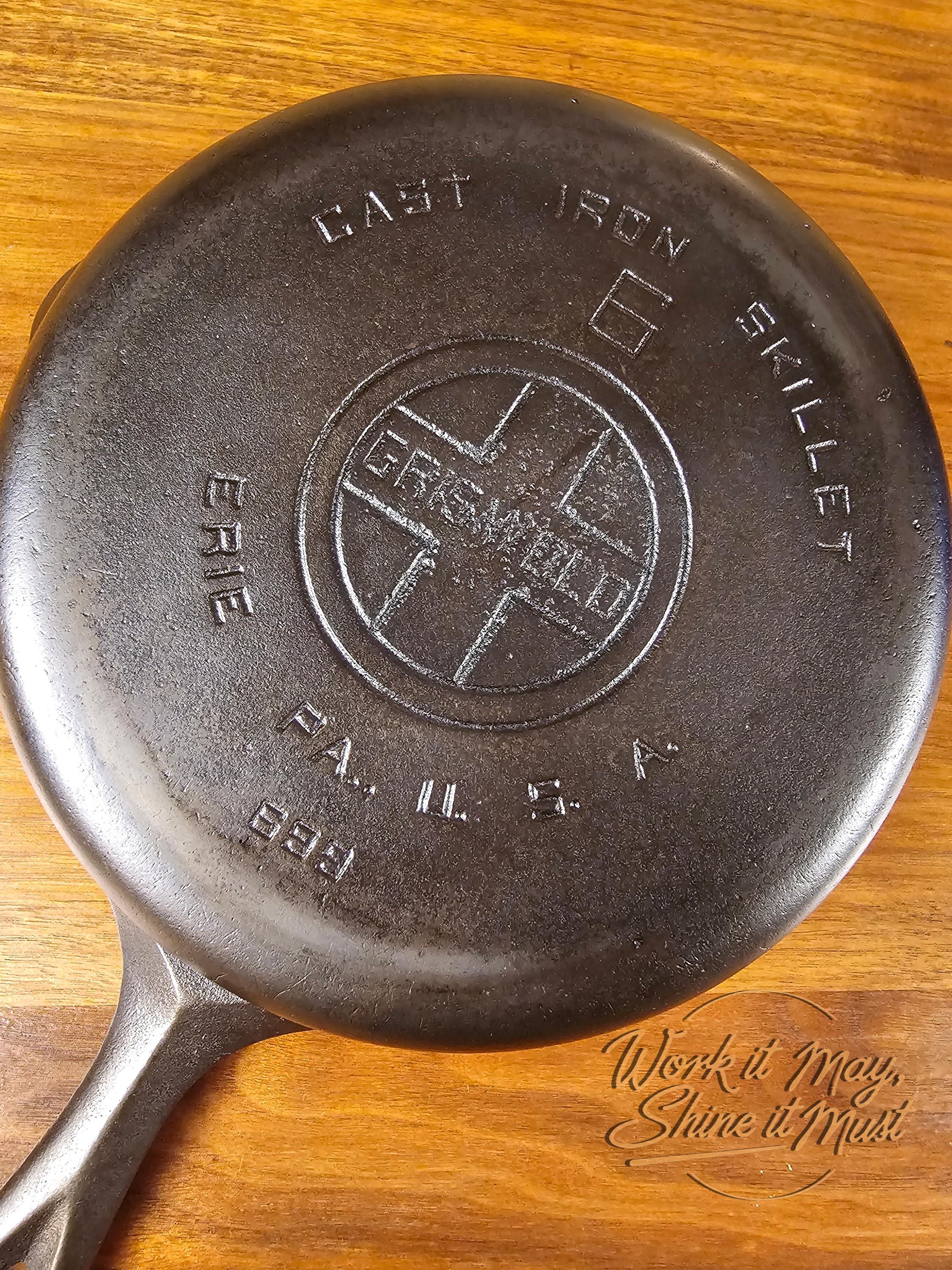 Griswold #6 Vintage Restored Cast Iron Skillet - Large Block Logo 699